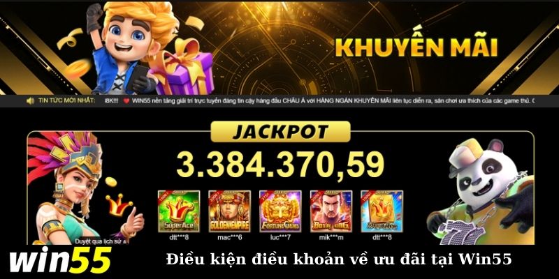 Điều kiện điều khoản về khuyến mãi tại Win55